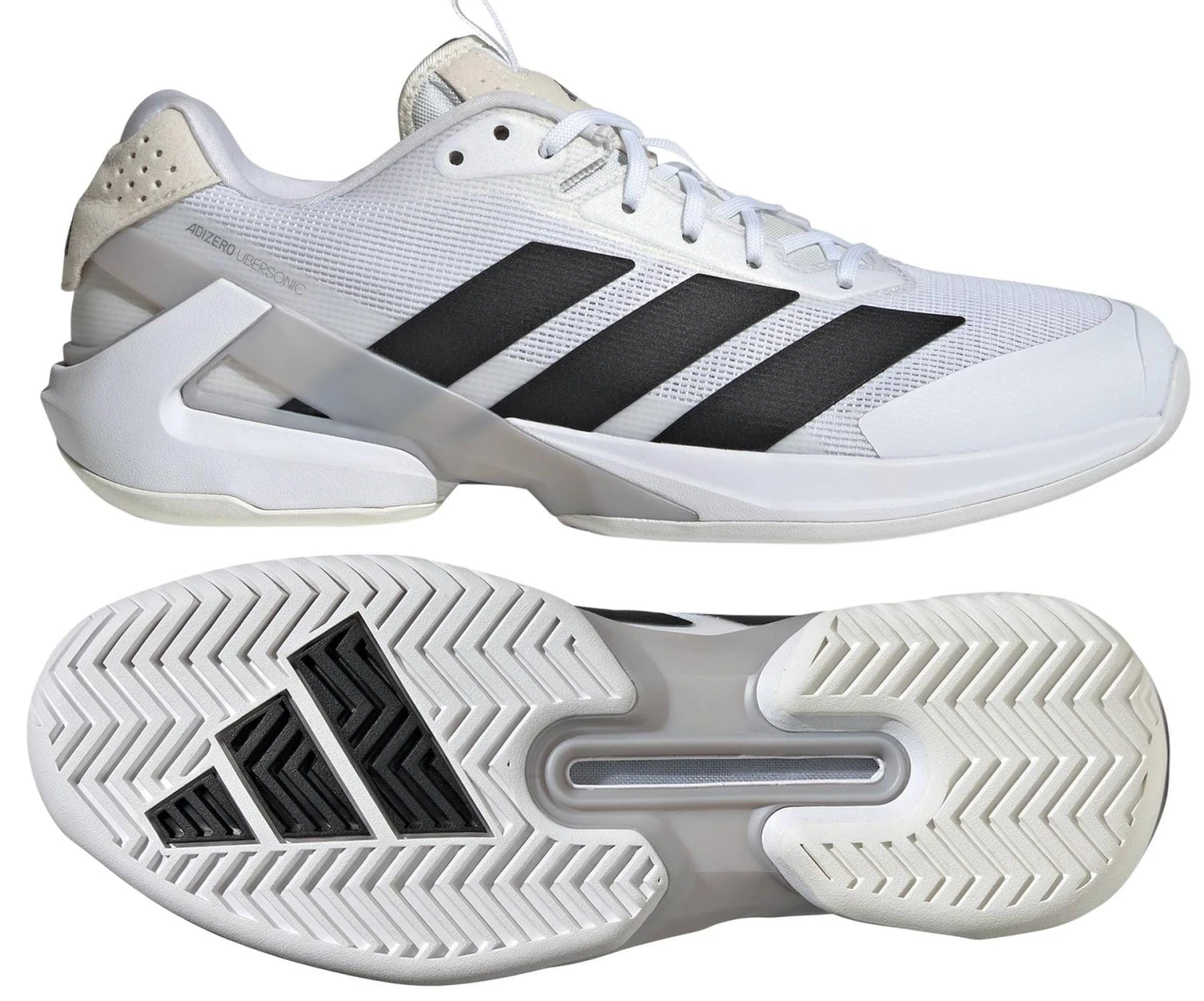 ADIDAS Adizero Ubersonic 5 Mens Tennis Shoes - White 1 ADIDAS Adizero Ubersonic 5 Mens Tennis Shoes - White