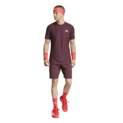 ADIDAS Ergo Mens Tennis Shorts - Ruby -Tennis Equipment Shop 98e7aa5f c1a4 4c29 9135 c54b8e1fcc0c
