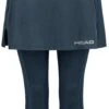 HEAD Club 3/4 Tights Womens Tennis Skort - Navy