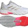 ADIDAS CourtJam Control 3 Womens Tennis Shoes - White / Red