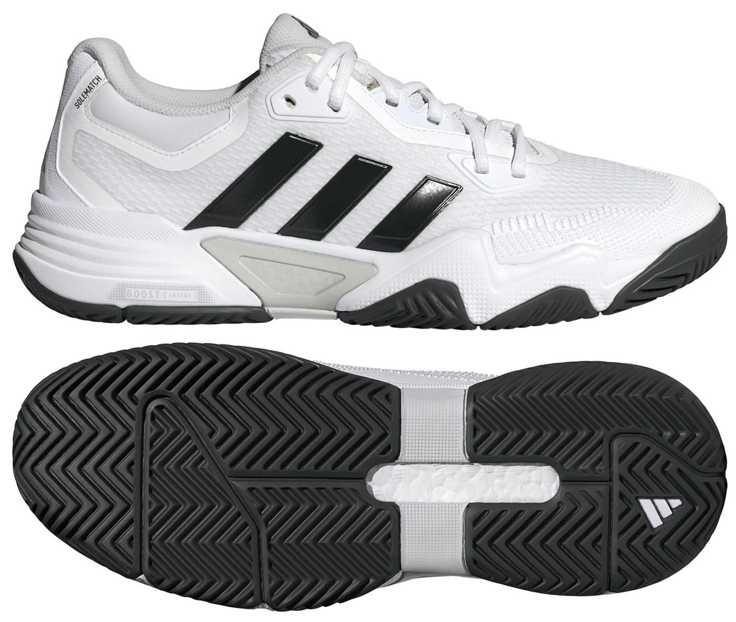 ADIDAS Solematch Control 2 Mens Tennis Shoes - White 1 ADIDAS Solematch Control 2 Mens Tennis Shoes - White