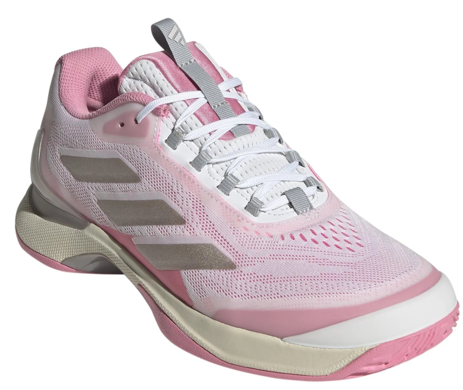 ADIDAS Avacourt 2 Womens Tennis Shoes - White / Pink 5 ADIDAS Avacourt 2 Womens Tennis Shoes - White / Pink - Image 5