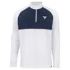 Tecnifibre Mens Thermo Tennis Zipper Longsleeve - White