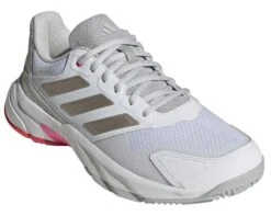 ADIDAS CourtJam Control 3 Womens Tennis Shoes - White / Red -Tennis Equipment Shop a5327f77 bd20 4f36 9f8e fc13cefaf6d9