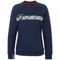 Tecnifibre Womens Tennis Sweatshirt - Marine Blue