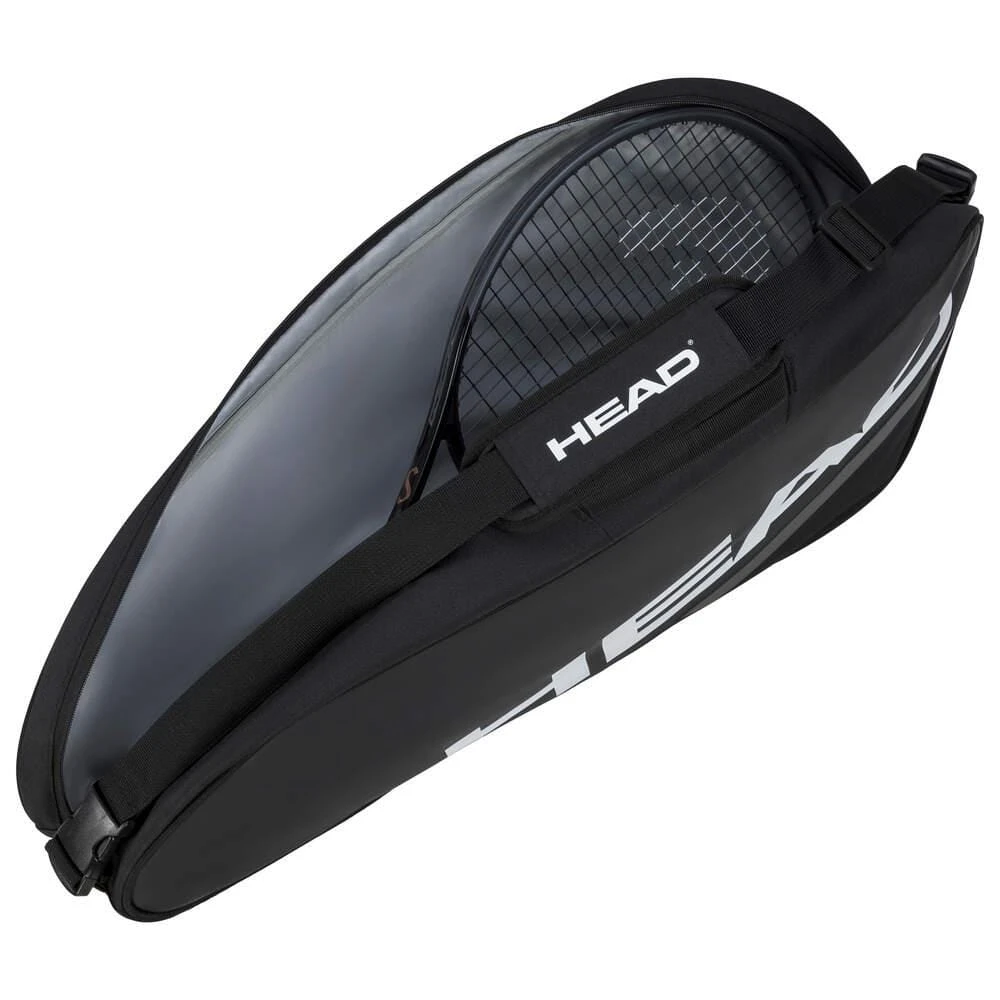 HEAD Tour Tennis Racket Bag S - Black / White 2 HEAD Tour Tennis Racket Bag S - Black / White - Image 2