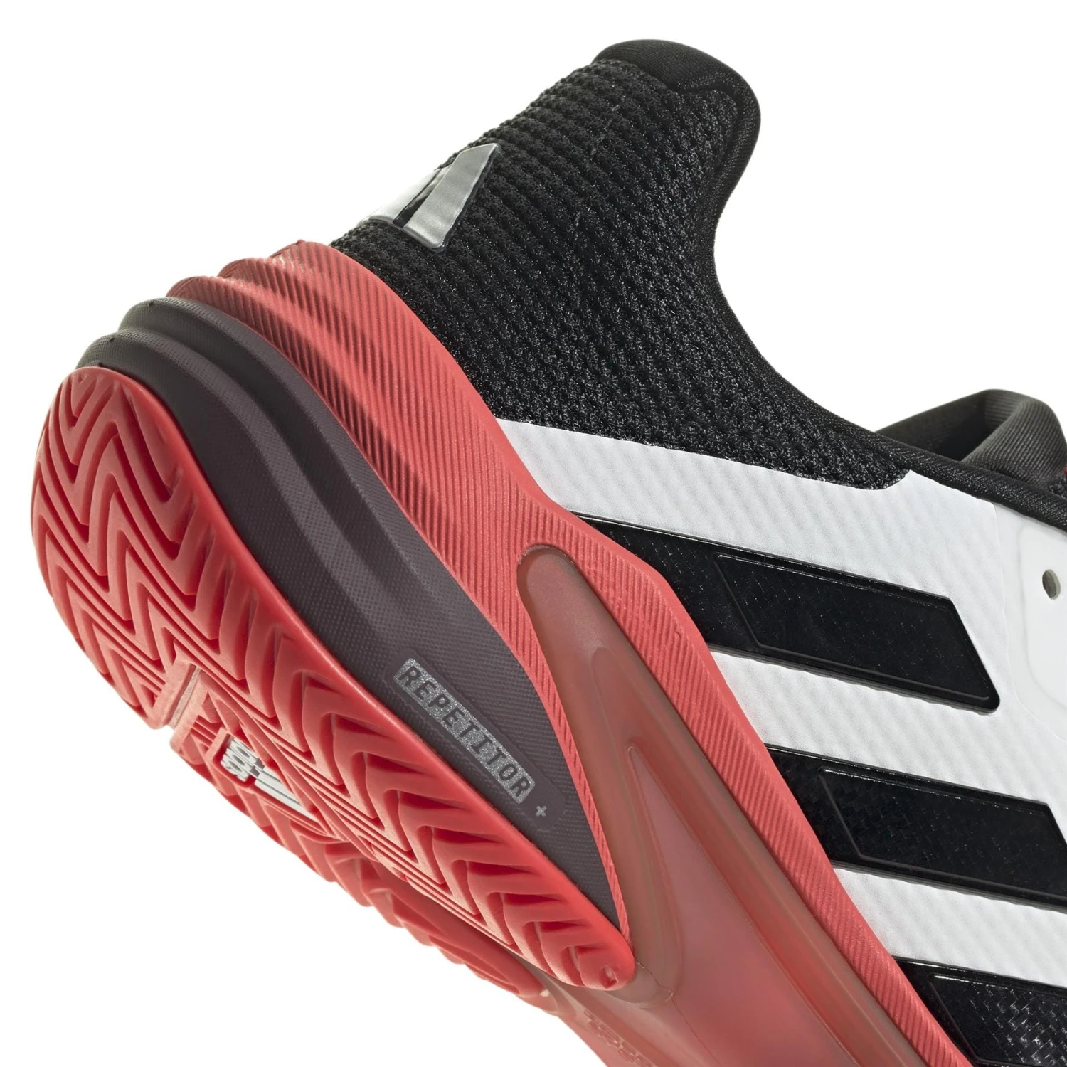 ADIDAS Barricade 13 Mens Tennis Shoes - White / Black / Red 6 ADIDAS Barricade 13 Mens Tennis Shoes - White / Black / Red - Image 6