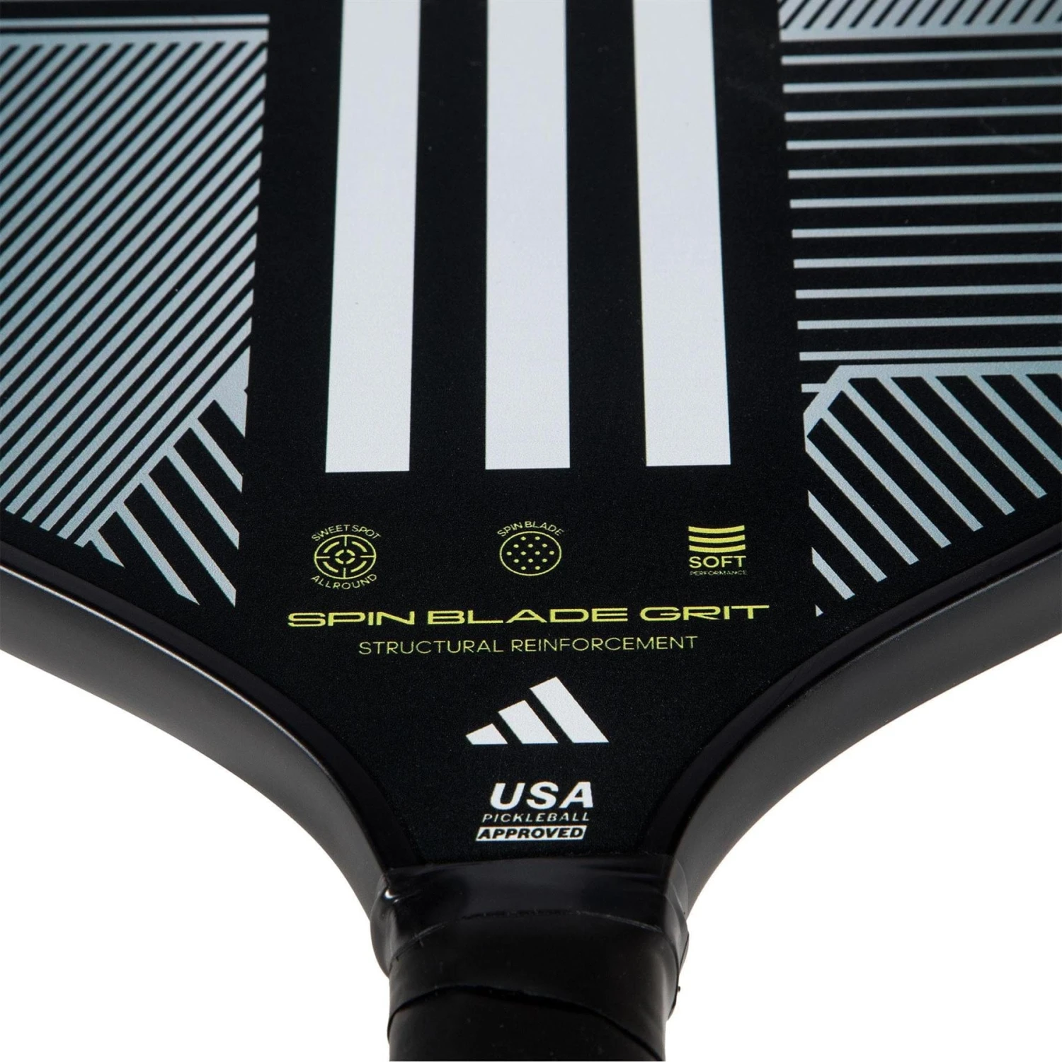 ADIDAS Match 3.3 Pickleball Paddle - Black 3 ADIDAS Match 3.3 Pickleball Paddle - Black - Image 3