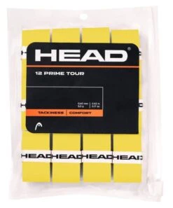HEAD Prime Tour Tennis Overgrip (12 Pack) - Yellow