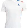 K-Swiss Le Coq Sportif Pro Mens Tennis T-Shirt - Optical White / Blue