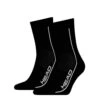 HEAD Performance Short Crew Tennis Socks (2 Pack) - Black