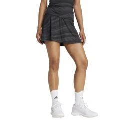 ADIDAS Womens Club Graphic Tennis Skirt - Black -Tennis Equipment Shop cae4080d b091 41cd b9a4 d2f82007c989