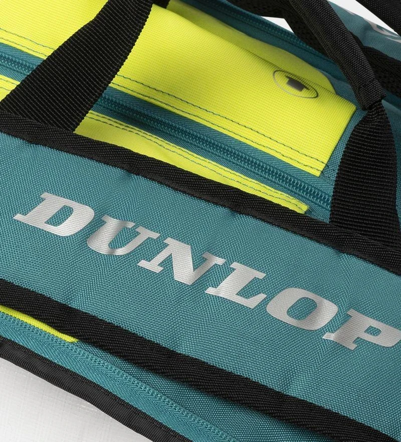 Dunlop SX Performance 12 Racket Tennis Bag - Teal / Black / Yellow 3 Dunlop SX Performance 12 Racket Tennis Bag - Teal / Black / Yellow - Image 3