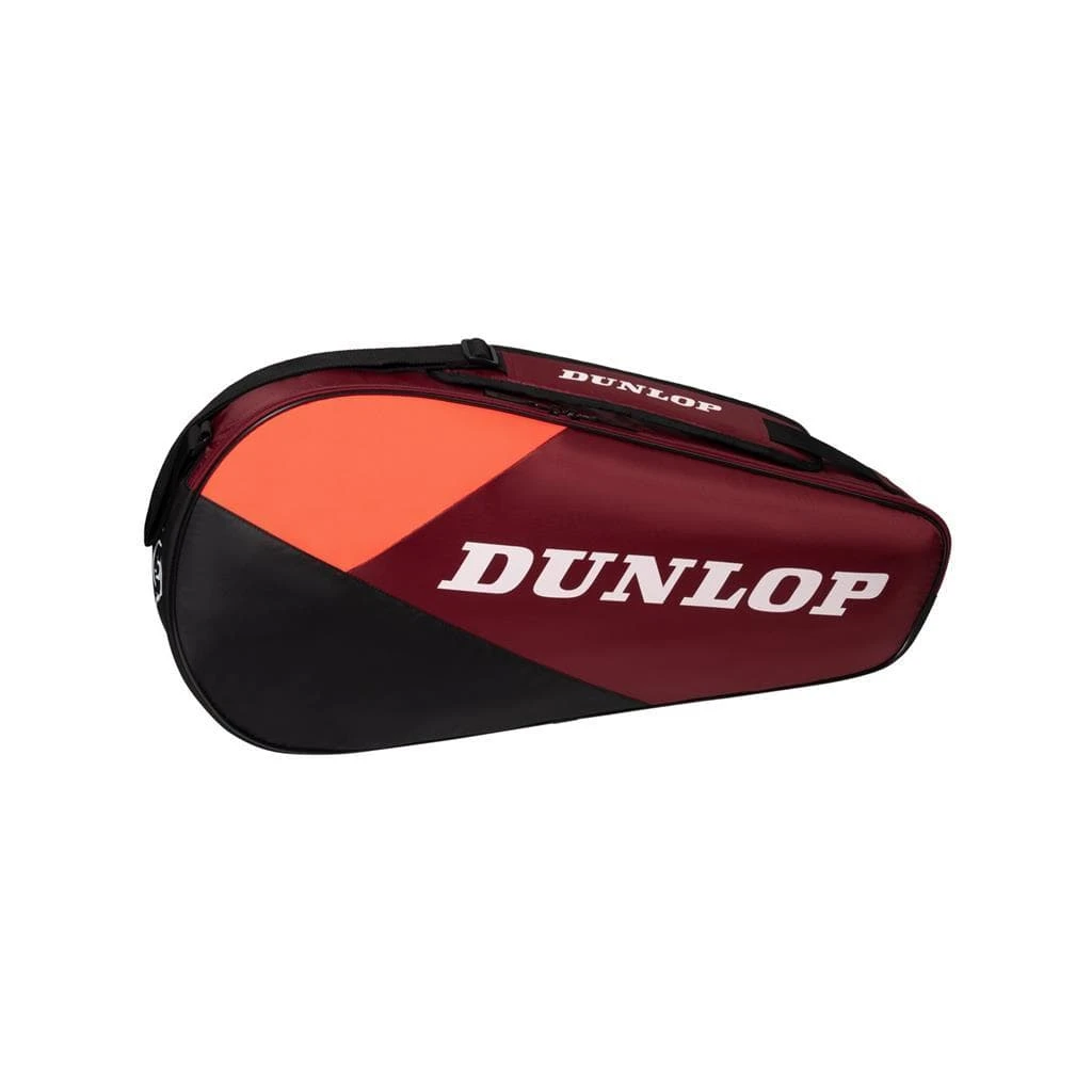 Dunlop CX Club 3 Tennis Racket Bag - Black / Red 2 Dunlop CX Club 3 Tennis Racket Bag - Black / Red - Image 2