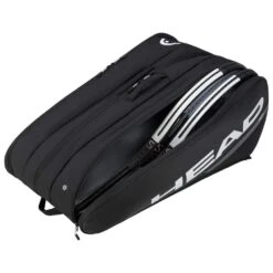 HEAD Tour Tennis Racket Bag XL - Black / White -Tennis Equipment Shop d265175f de3d 4cfd 87f8 c07dd134d850