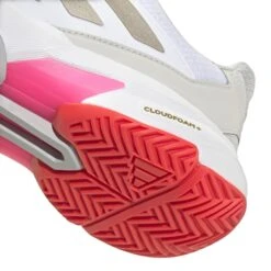 ADIDAS CourtJam Control 3 Womens Tennis Shoes - White / Red -Tennis Equipment Shop d26c2102 0928 4e55 bbc8 8d0fec4e90f4
