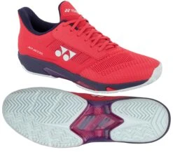 Yonex Power Cushion Ad-Accel Mens Tennis Shoes - Sunset Red