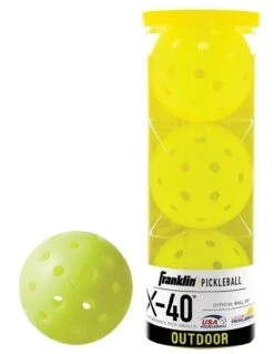 Franklin Outdoor X-40 Pickleball Balls (3 Ball) - Yellow