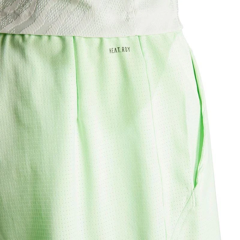 ADIDAS Melbourne Mens 2in1 Tennis Shorts - Green 4 ADIDAS Melbourne Mens 2in1 Tennis Shorts - Green - Image 4