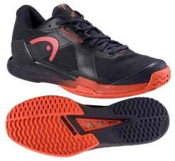 HEAD Sprint Pro 4.0 Mens Tennis Shoes - Dark Blue / Red