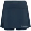 HEAD Womens Club Basic Tennis Skort - Navy