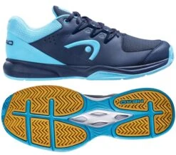 HEAD Grid 3.5 Indoor Court Tennis Shoes - Dark Blue / Aqua