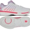 K-Swiss Hypercourt Express 2 Womens Tennis Shoes - White / Orchid Petal / Neon