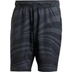ADIDAS Club Graphic Mens Tennis Shorts - Black