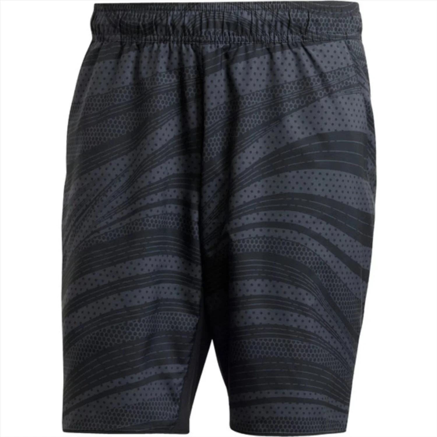 ADIDAS Club Graphic Mens Tennis Shorts - Black 1 ADIDAS Club Graphic Mens Tennis Shorts - Black