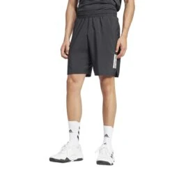 ADIDAS Mens 3 Stripe Tennis Shorts - Black -Tennis Equipment Shop ef4bba39 faf8 49b9 9a2c da7864329f62