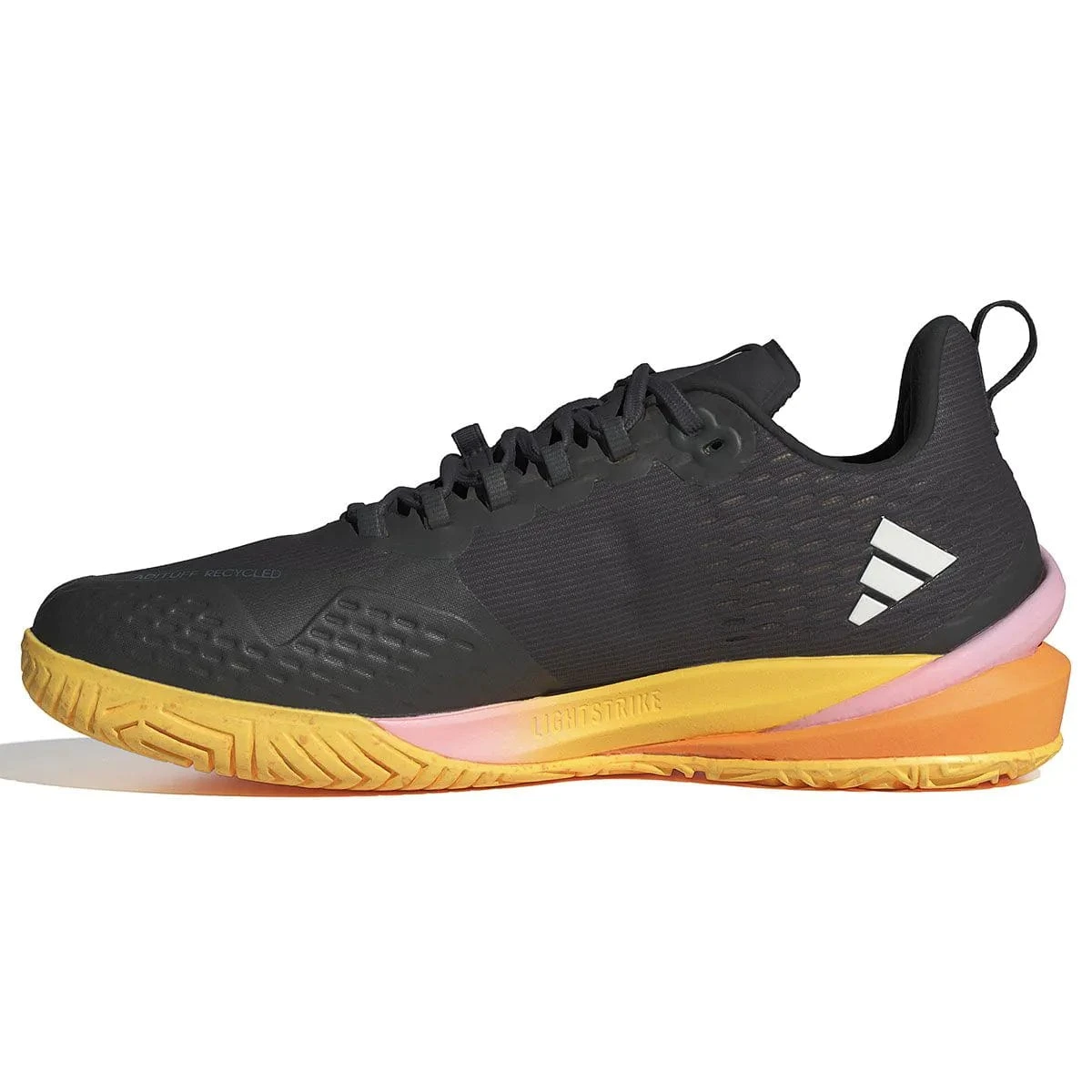 ADIDAS Adizero Cybersonic Mens Tennis Shoes - Aurora Black / Zero Metallic / Spark 5 ADIDAS Adizero Cybersonic Mens Tennis Shoes - Aurora Black / Zero Metallic / Spark - Image 5