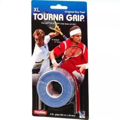 Tourna Grip XL Tennis Overgrip (3 Pack) - Blue