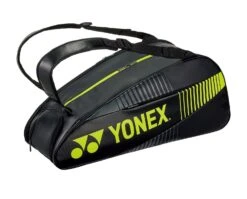 Yonex 82426EX Active 6 Racket Tennis Bag - Black / Lime
