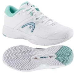 HEAD Revolt Evo 2.0 Womens Tennis Shoes - White / Turquoise